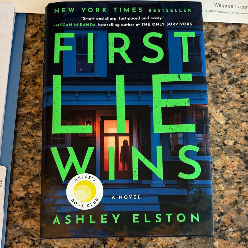 First Lie Wins by - Black and Green Hardcover